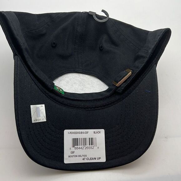 Boston Celtics '47 Clean Up Adjustable Hat - Black- NWT‎ - Picture 3 of 6
